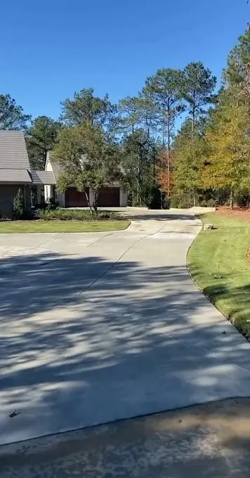 Concrete driveway, LaGrange, GA
