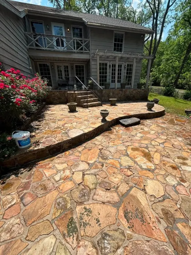 Photo 6 from the job: Soft washing without damaging surfaces